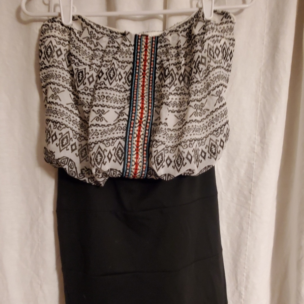 Strapless Pencil Skirt Dress